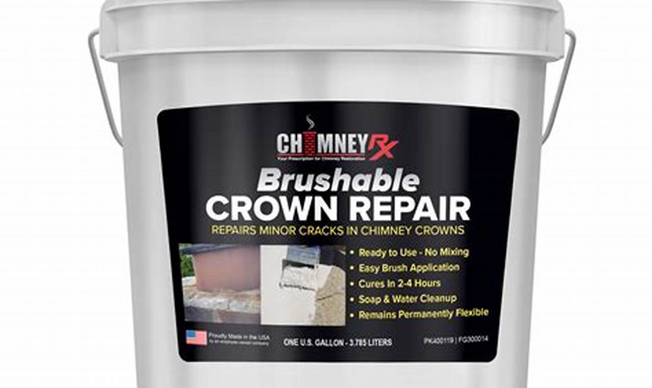 Protect Your Chimney: Chimney Rx Brushable Crown Repair Kit Chimney Works – Expert Chimney Repair, Cleaning & Installation Services Protect Your Chimney: Chimney Rx Brushable Crown Repair Kit | Chimney Works – Expert Chimney Repair, Cleaning & Installation Services