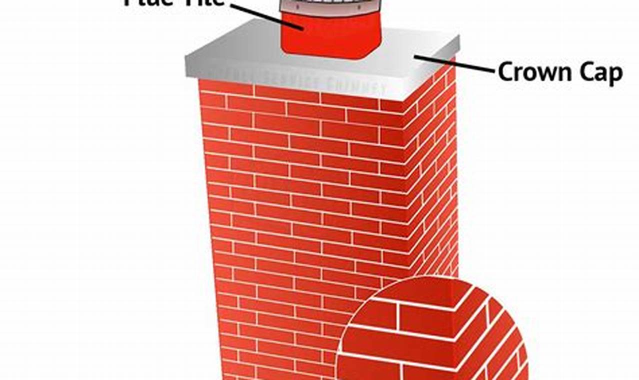 Chimney Crown Diagram Guide: Protect Your Chimney | Chimney Works – Expert Chimney Repair, Cleaning & Installation Services